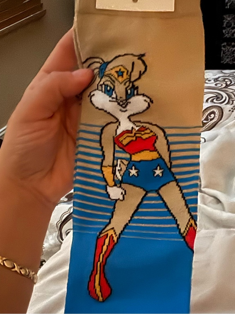 Wonder Woman LOLA BUNNY Long Crew Socks - UNISEX!